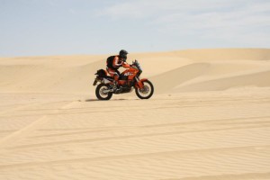 moto nel deserto