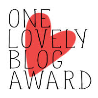 One lovely blog award!