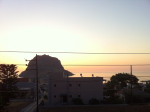 monemvasia sun set