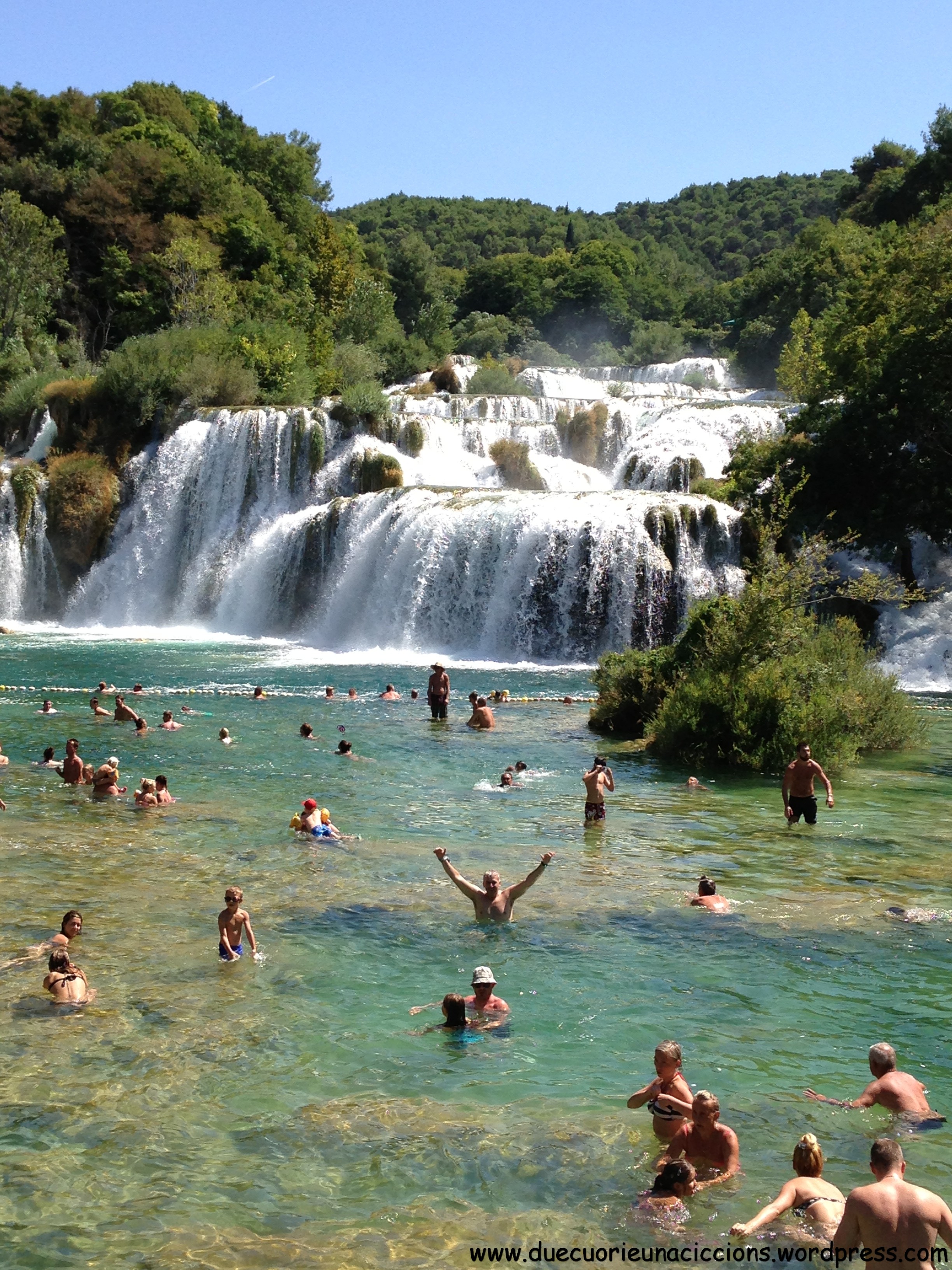 bagno alle cascate krka