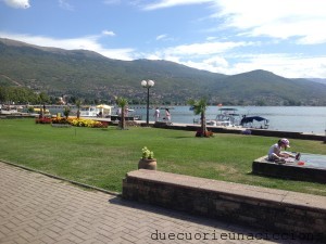 lake lago ohrid - lago di ocrida